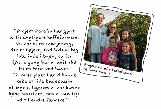 projekt paraiso kaffefarmer og hans familie udtalelse 