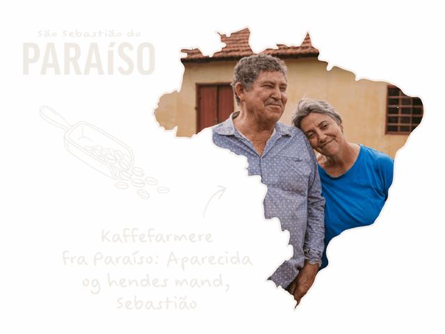 kaffefarmer fra paraiso: aparecida og sebastiao